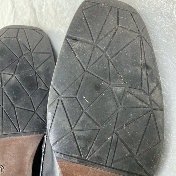 Men’s size 10 Black Oxfords with Square Toe dress shoes - Picture 10 of 12